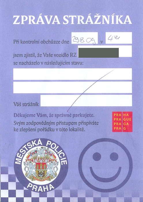 Zpr&aacute;va str&aacute;žn&iacute;ka