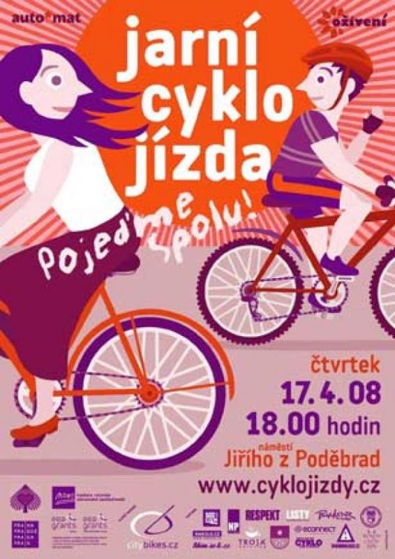 Jarní cyklojízda za Prahu pro cyklisty