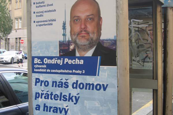 Novým předsedou klubu pražských zastupitelů ODS se stal Pecha