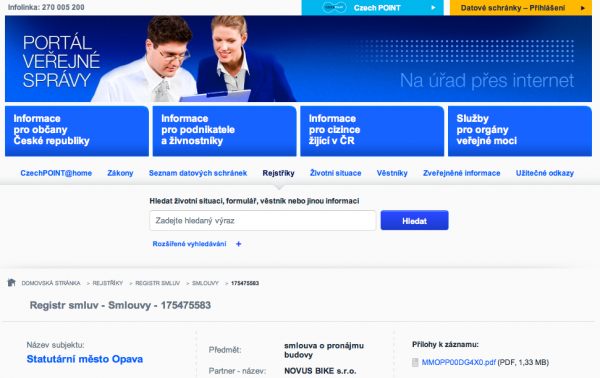 Praha 3 bude zveřejňovat smlouvy na internetu ve veřejném Registru smluv