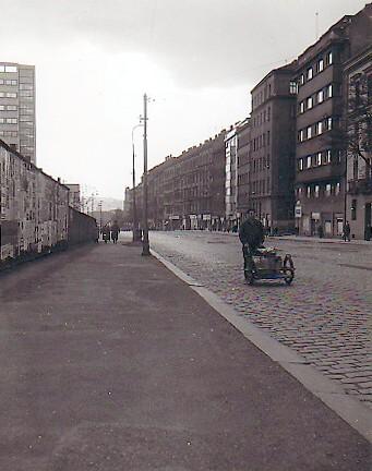 Kalininova ulice v 50. letech