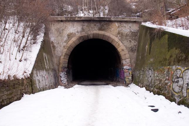 vjezd do tunelu